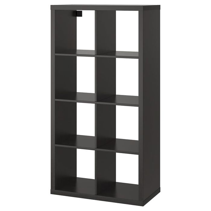 Estantes cubos preto Kallax