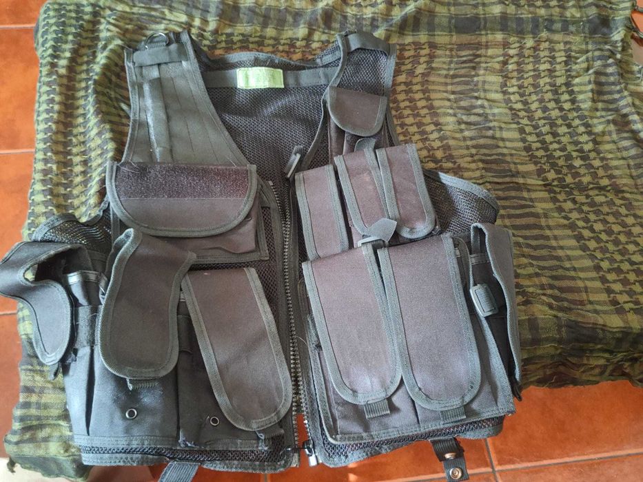 Colete airsoft - preto