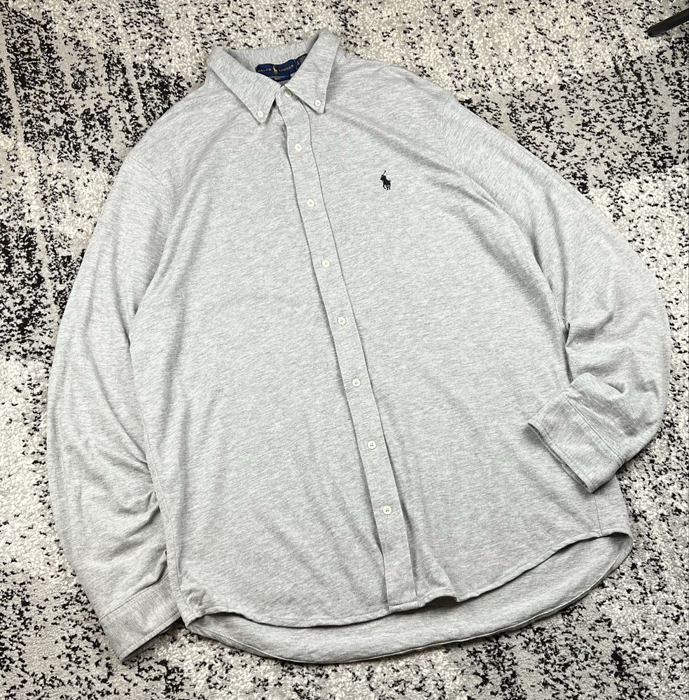 Polo Ralph Lauren чоловіча сорочка, брендова сорочка, рубашка Коттон