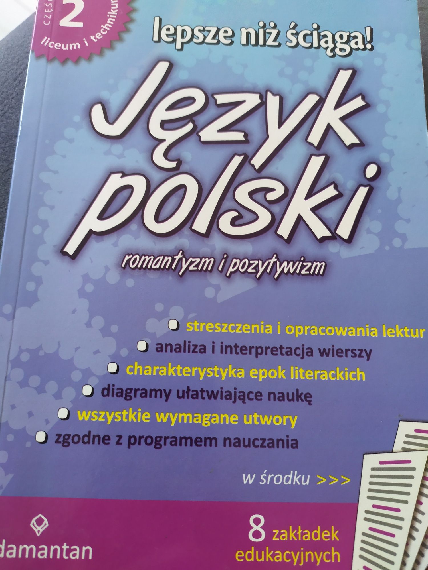 Ściąga liceum i technikum klasa 2 język polski