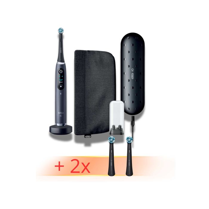SZCZOTECZKA Oral-B io 9 CZARNA Elektryczna 7 Trybów +2 Końcówki GRATIS