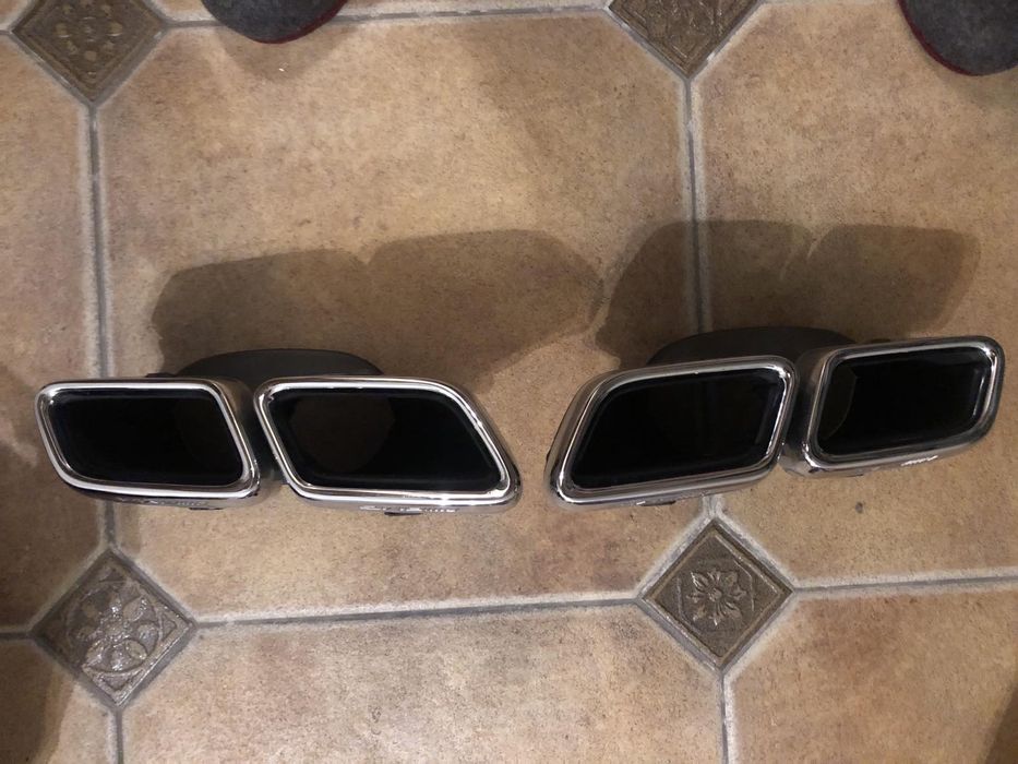 Насадка на вихлоп, Mercedes C 217-купе.