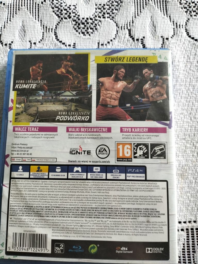 Gra na ps4   UFC4