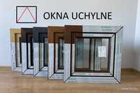 WYSYŁKA! Nowe OKNO U 600x600 jasny/ciemny/złoty dąb, orzech, antracyt