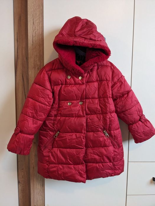 Куртка пальто зимове зимнее для дівчинки девочки 116-122