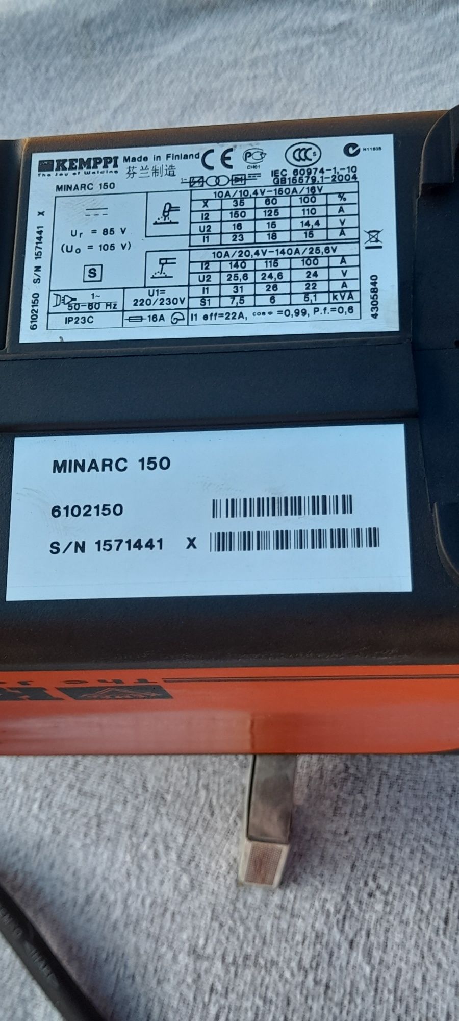 Spawarka kemppi minarc 150 nowa