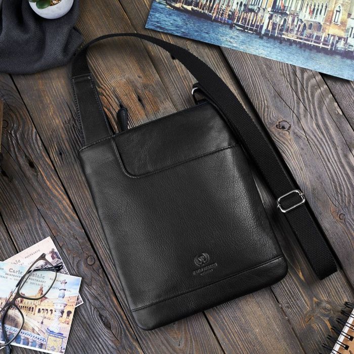 czarna listonoszka damska ze skóry naturalnej paolo peruzzi t-60-bl