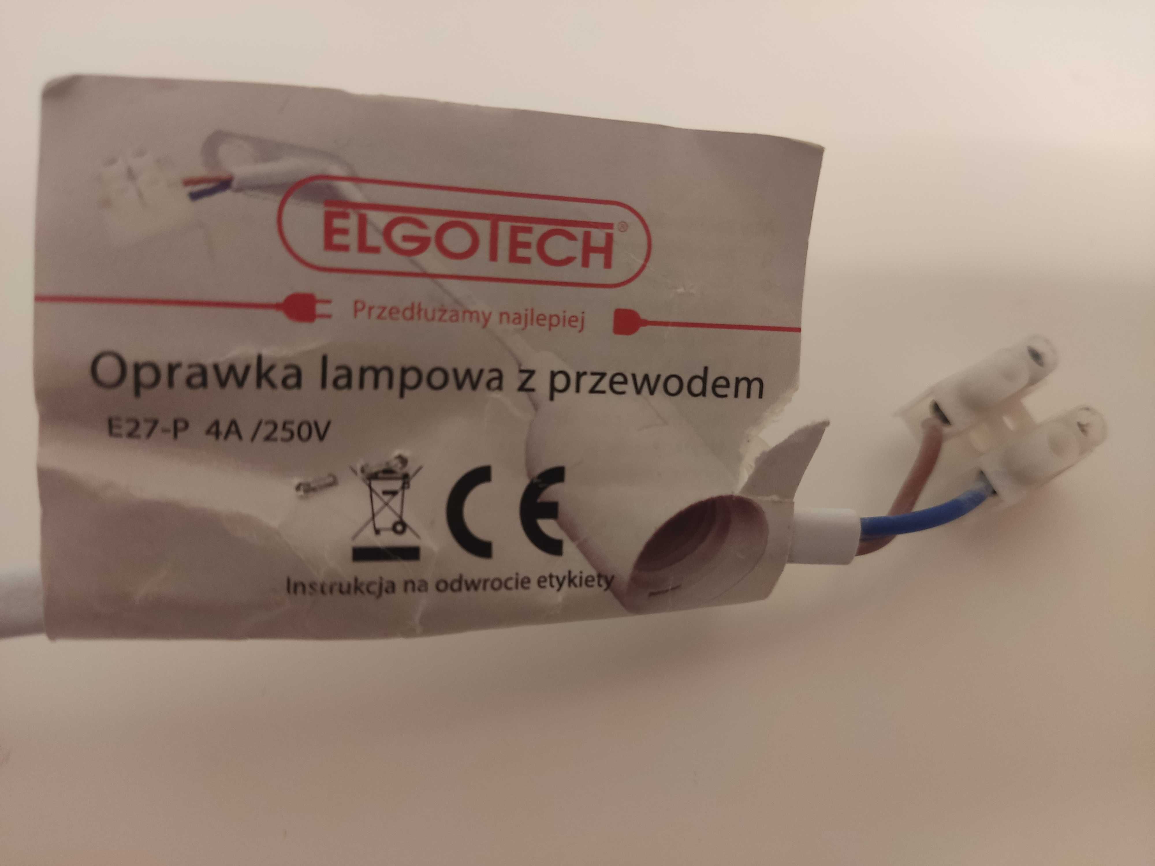 Oprawka lampowa z przewodem