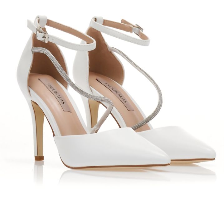 Białe czółenka szpilki rozmiar 41