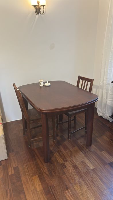 Stół rozkładany drewniany 120-210 dł. / 84 cm szer.