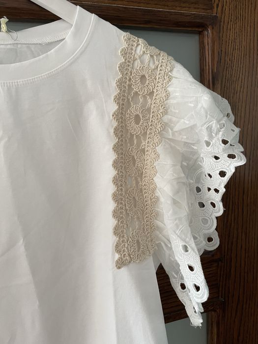 Bluzka w stylu boho rozm.uniwersalny