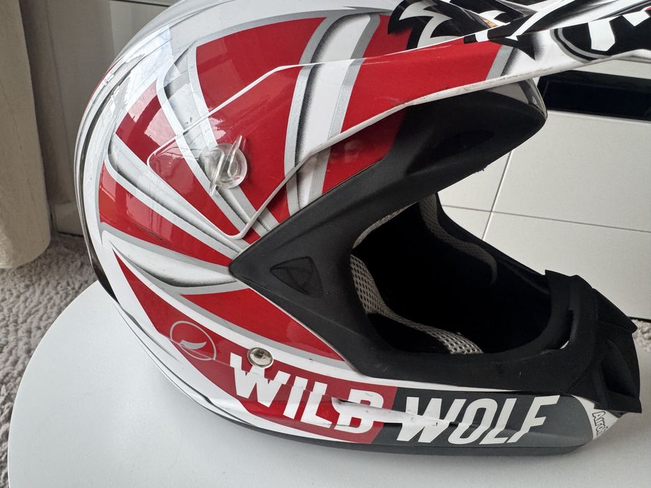 Kask motocyklowy Airoh Wild Wolf Force rozmiar M motocross enduro