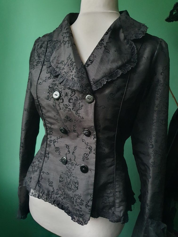 Gotycki wiktoriański żakiet Spin Doctor (rare!) romantic gothic lolita