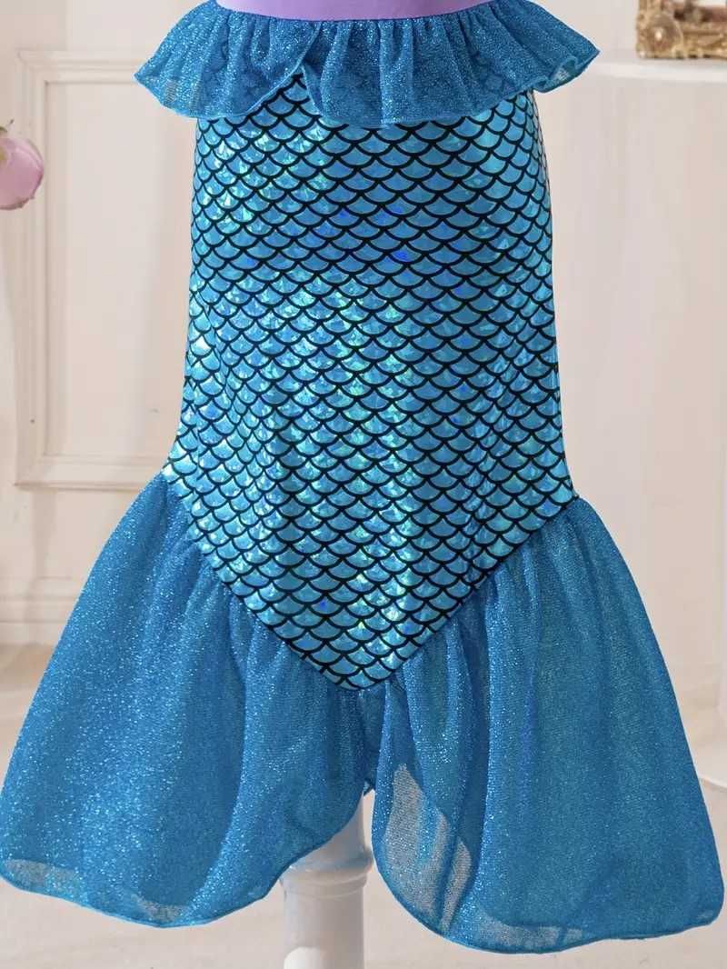 Sukienka strój syrenki MAŁA SYRENKA ARIEL kostium strój 134 140 bal