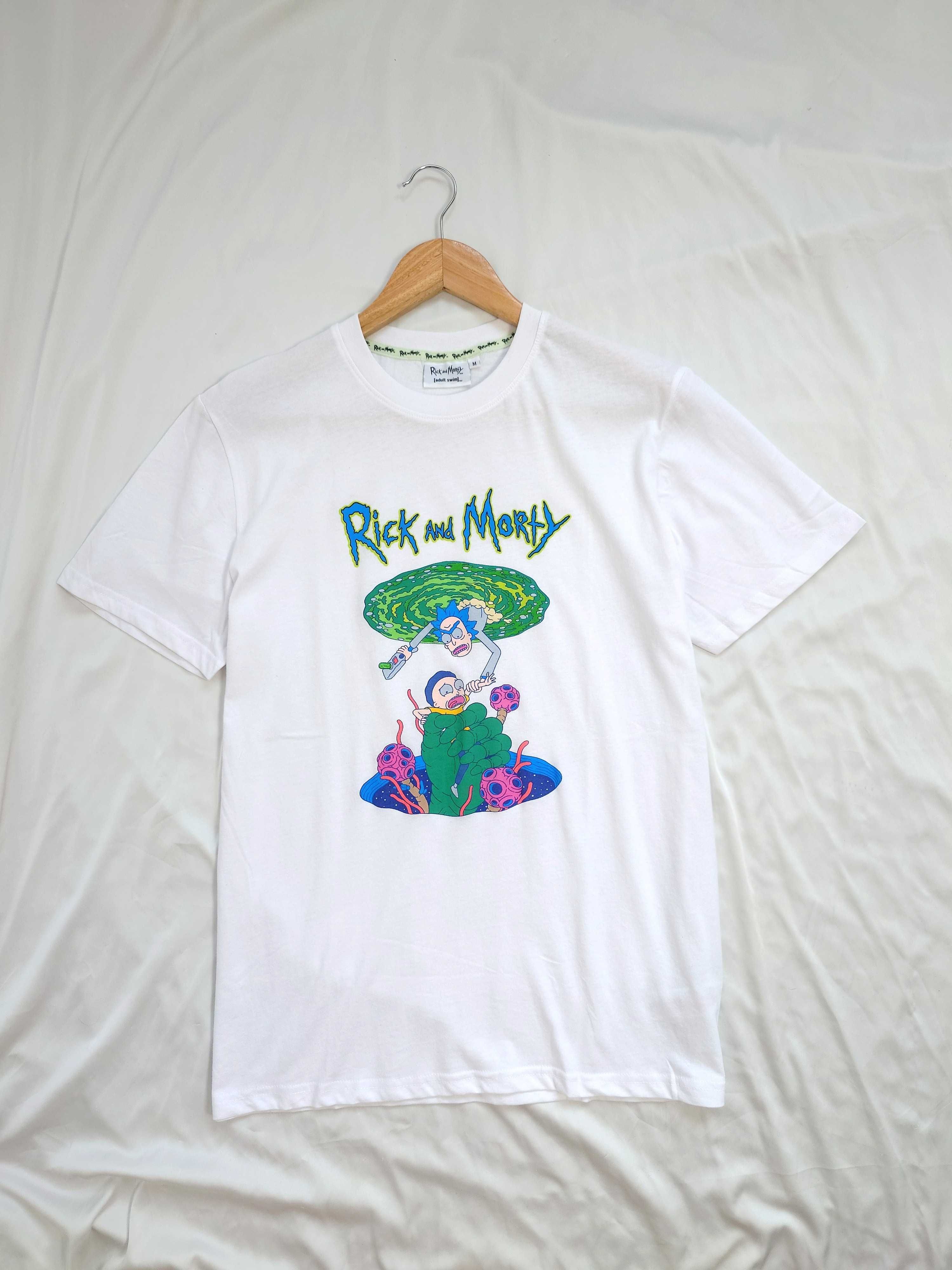 Koszulka męska biała Rick and Morty, Primark M