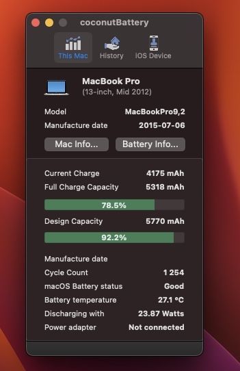 MacBook Pro 13”Core i5 2.5 Dual-Core | 12GB RAM | 256GB SSD SamSung EV