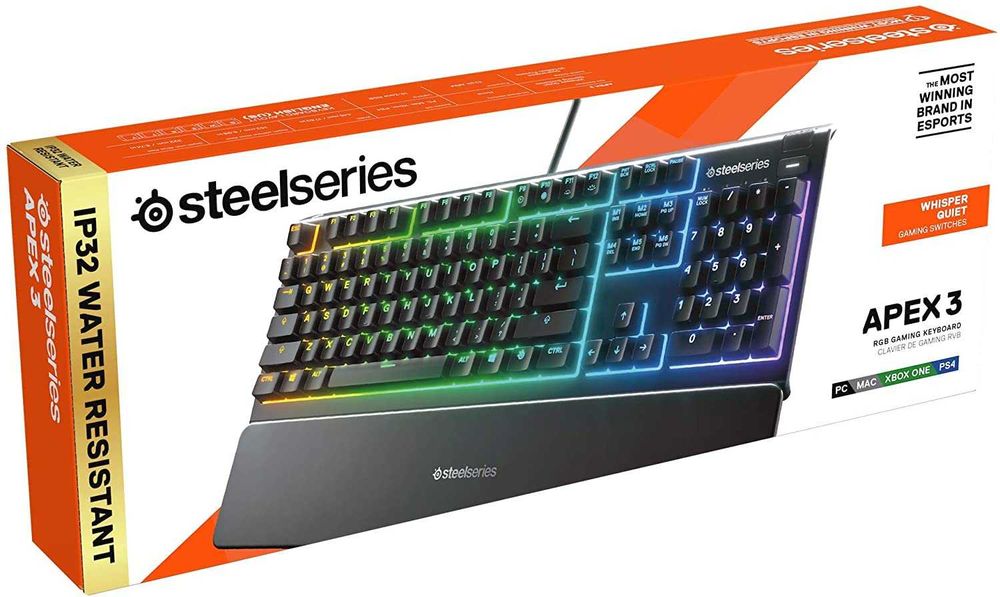 Steelseries Apex 3 Keyboard Used64284596677121123