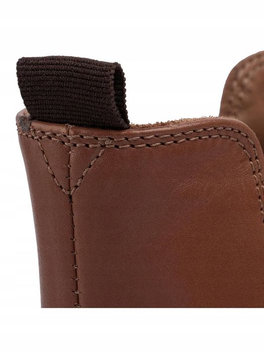 Gino Rossi 38 Buty Damskie Skórzane Botki Brązowe Dsi551-Nevia T358