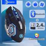 Mysz Bluetooth/USB z wbudowaną baterią. Czarny