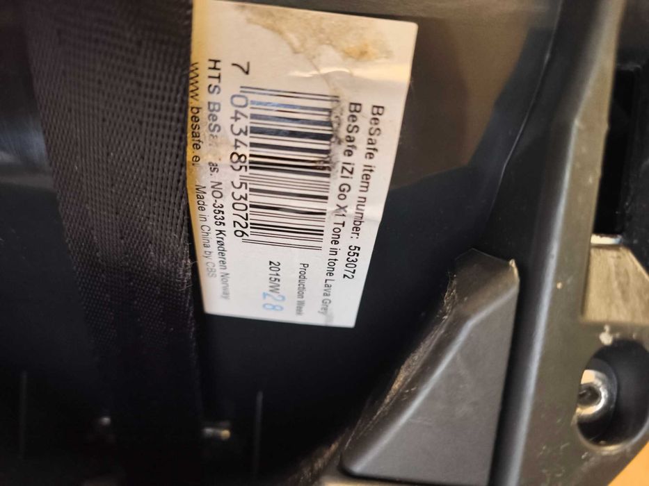 Cadeira besafe ± base isofix