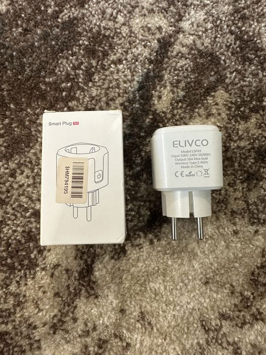 Розумна розетка Tuya Smart WiFi Head 16А 802863