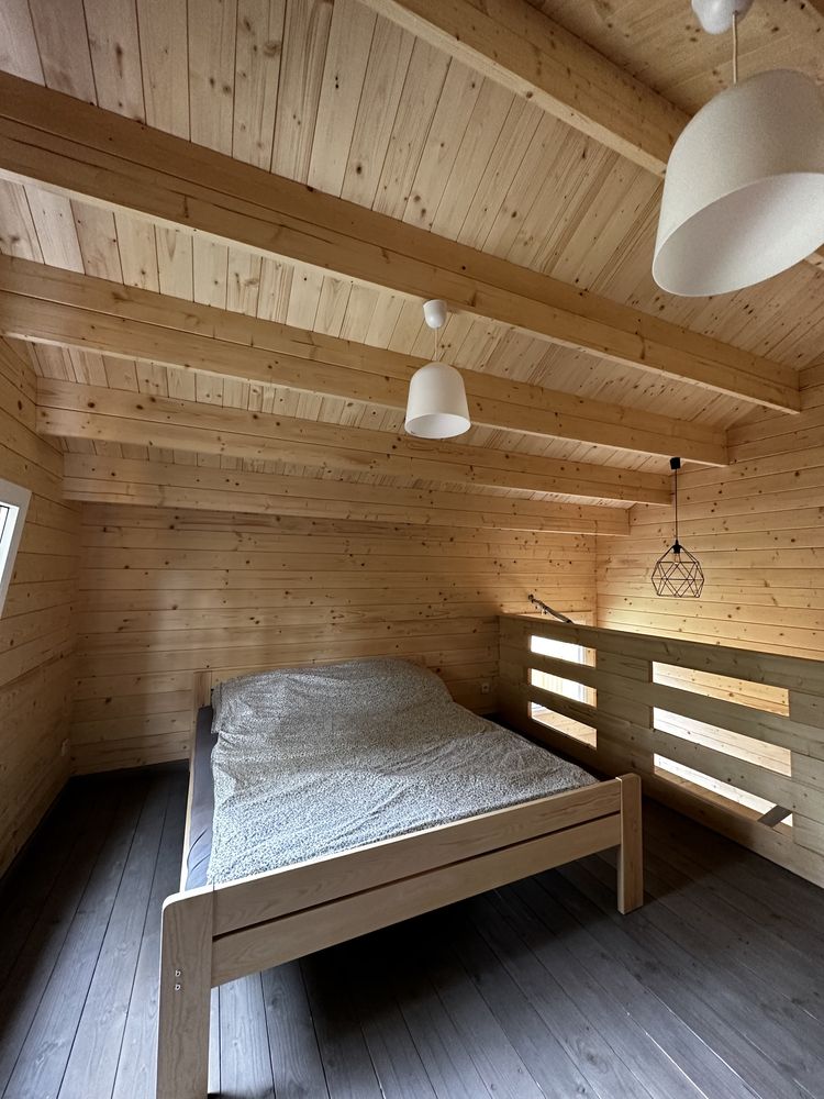 Domki letniskowe Pod Brzozami Sława wynajem nocleg sauna jacuzzi domek