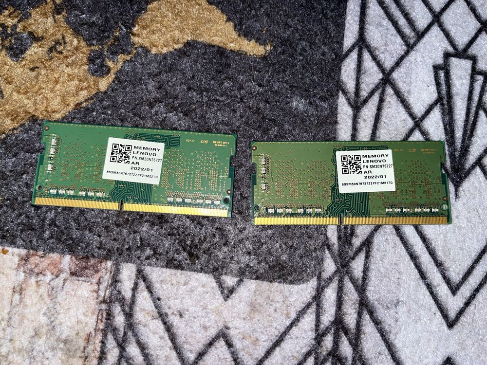 Оперативна памʼять ОЗУ Samsung 2 x 8gb ddr4 SO-DIMM 3200 cl22 1Rx16
