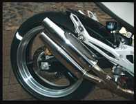 Tłumik Laser X treme uszkodzony kawasaki Z