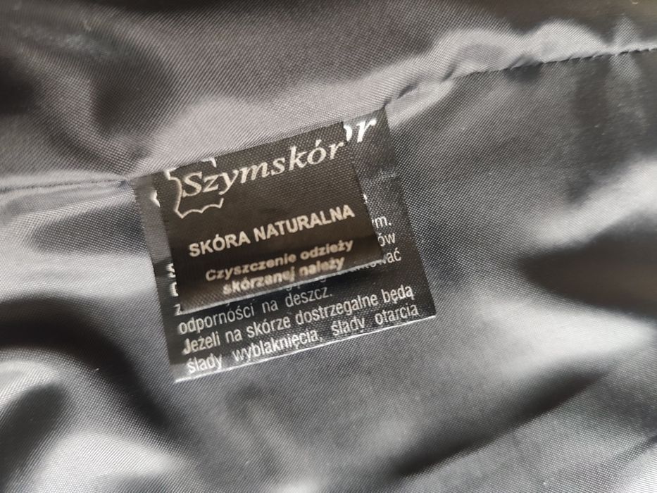 Duża skórzana kurtka Szymskór  z podpinką XXL