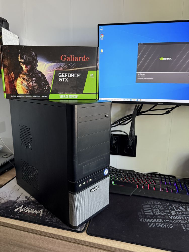 Компьютер системний блок Ігровий intel i7+16ддр+Ssd+AMD RX 580 Saphire