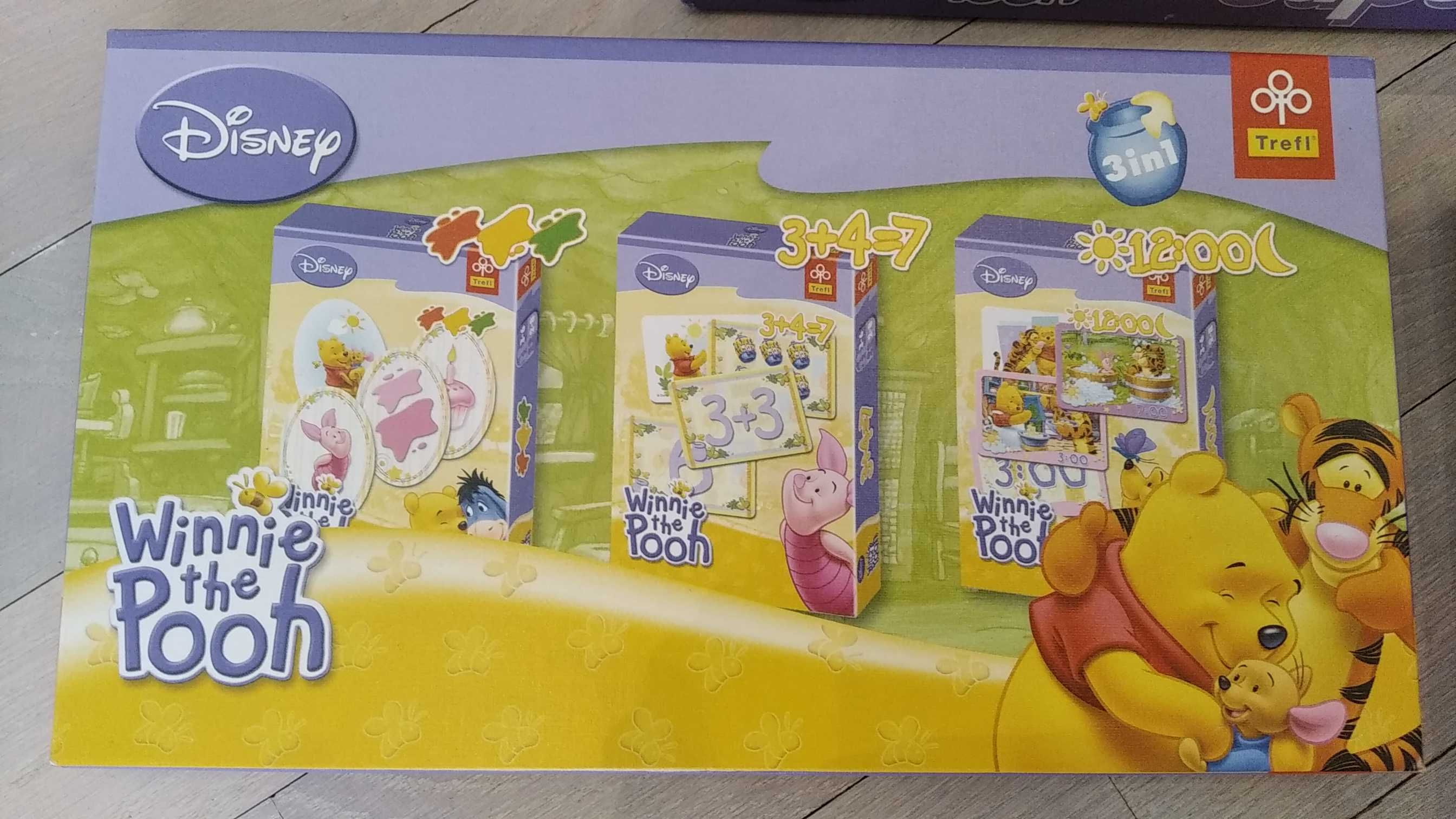 Puzzle i gry planszowe - Kubuś Puchatek, Elza, inne