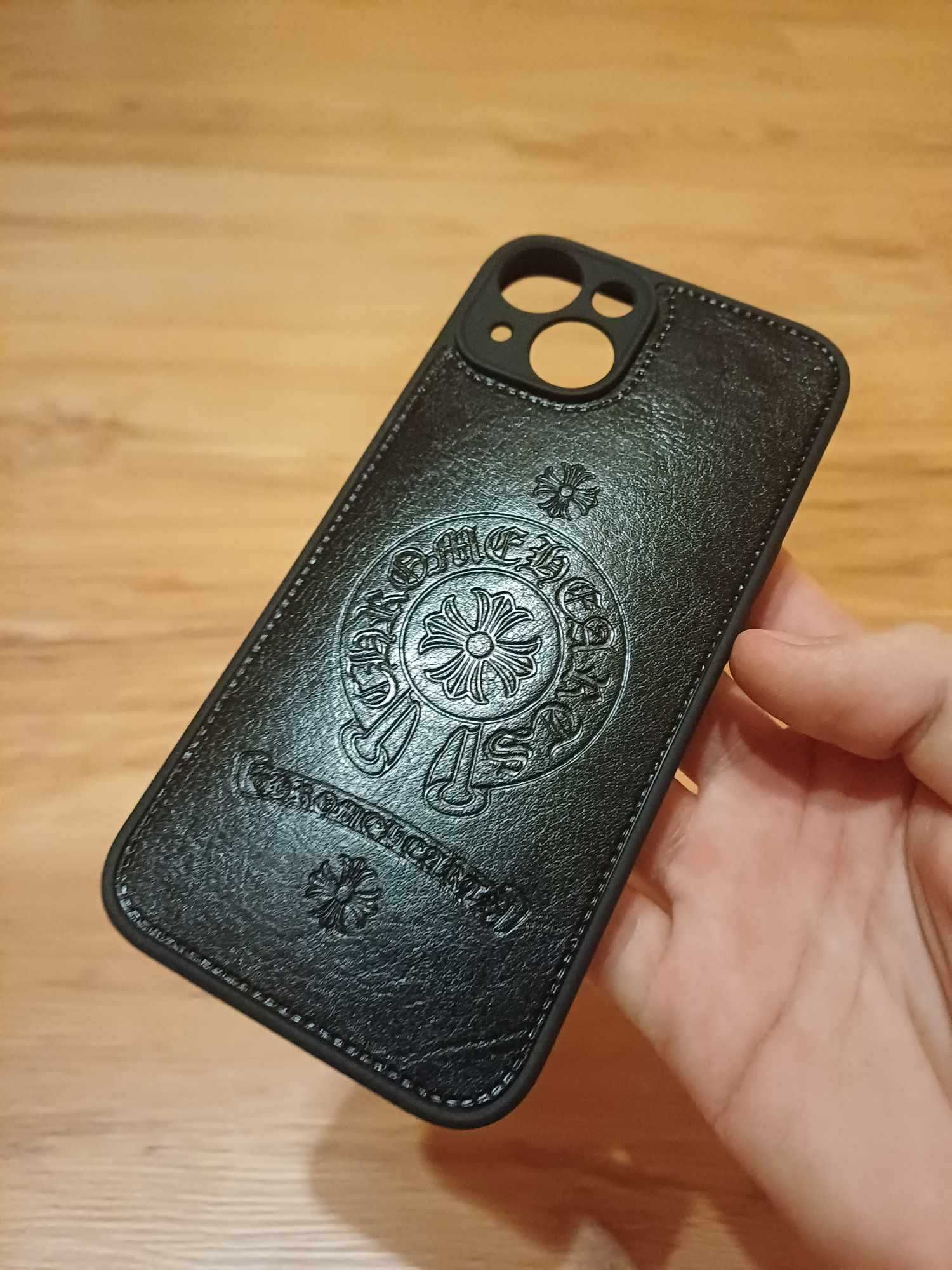 Czarne Etui Chrome Hearts Iphone 14