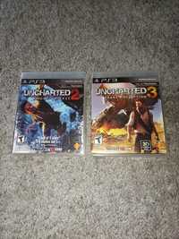 Jogos Uncharted 2 e 3 PS3