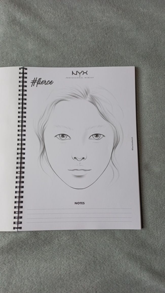 Face Chart Trening Book Nyx