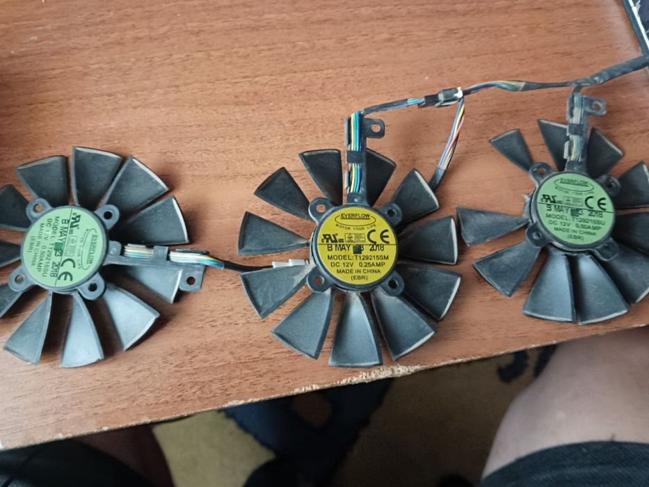 Вентиляторы GTX ASUS ROG STRIX 1080ti 1080 1070ti PLD09210S12M
