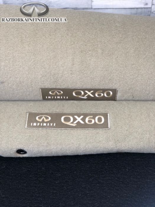 QX60 JX35 коврики ЧЕРНЫЕ Новые ОРИГИНАЛ Светлые Infiniti