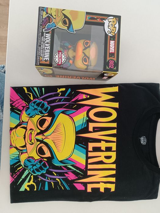 Funko Pop #802 Wolverine + t-shirt edição limitada com caixa