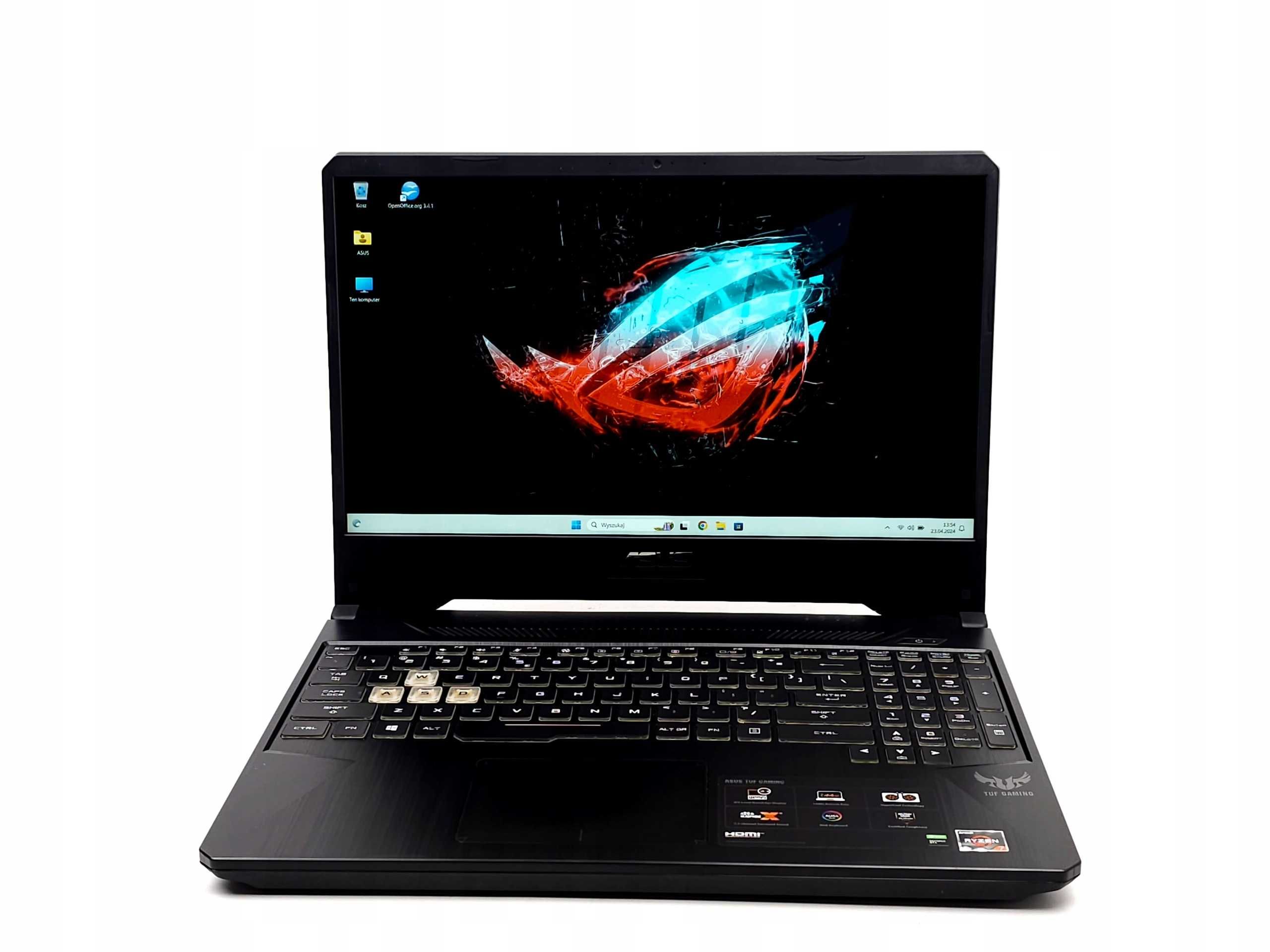 Laptop Asus FX505DT GAMING R7 3750H 16GB 512GB GTX 1650 W11
