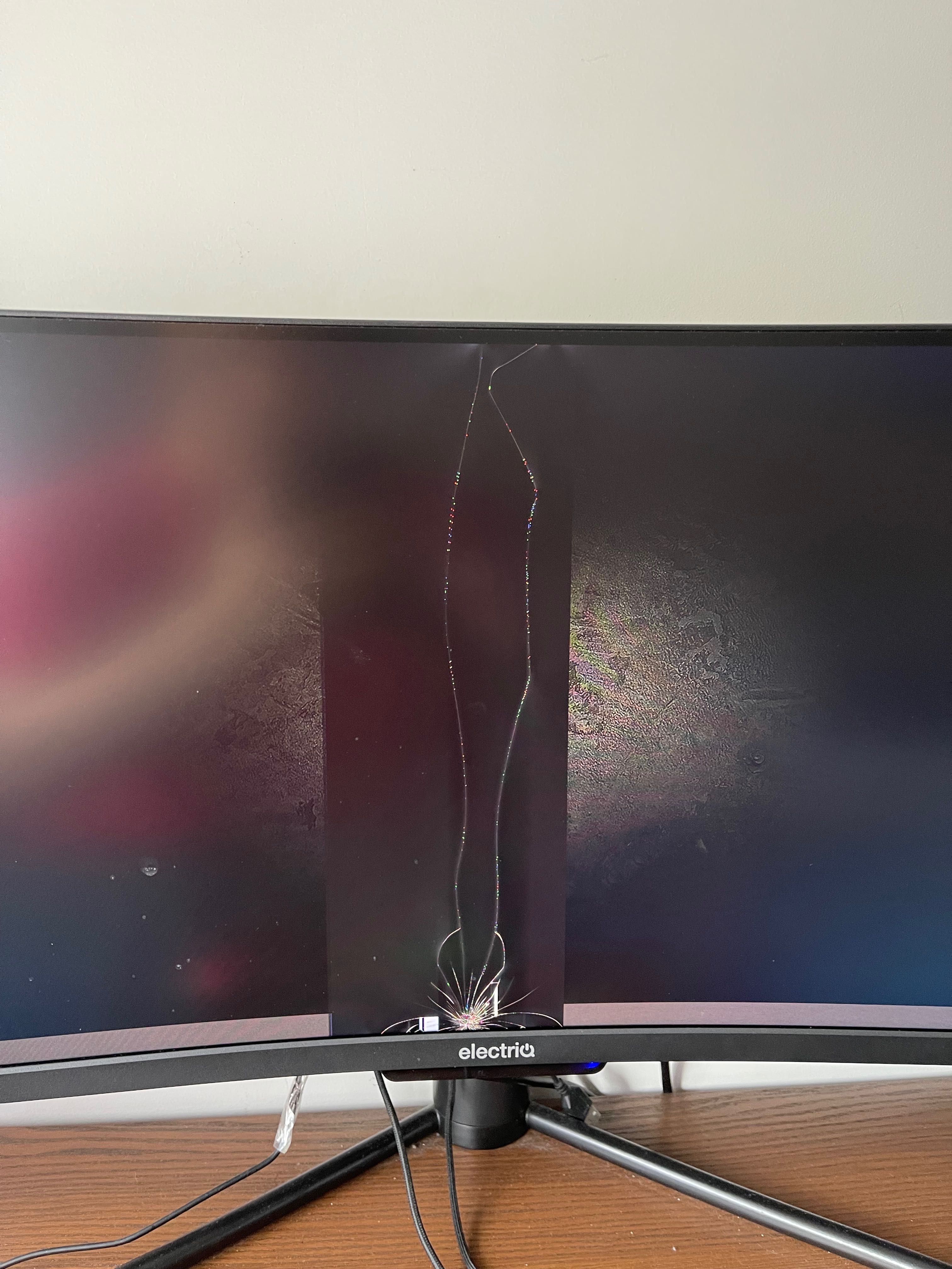49” broken screen monitor
