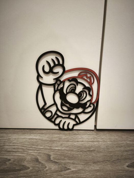 Figura Decorativa de parede Super Mario