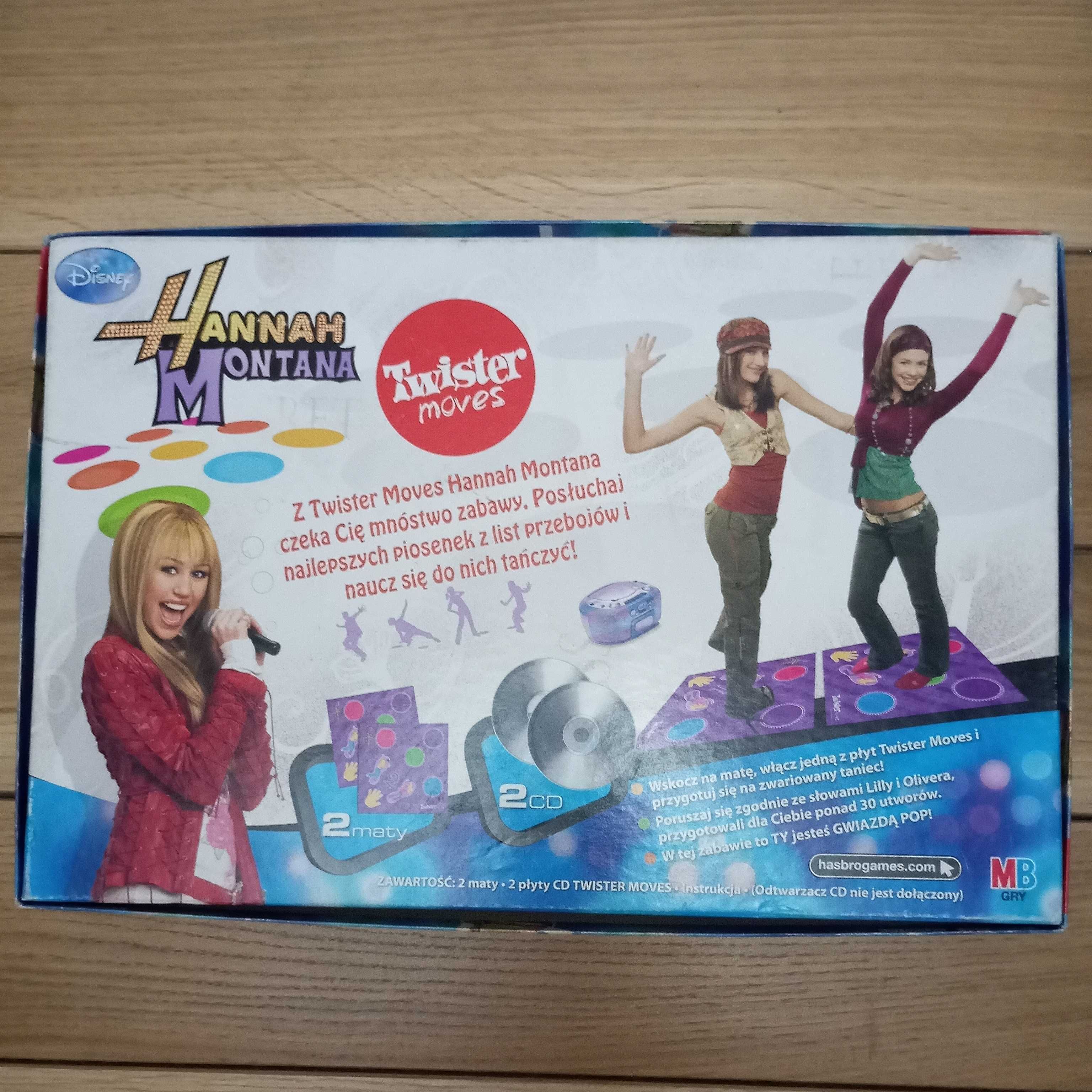 Gra Twister moves Hannah Montana Disney Hasbro