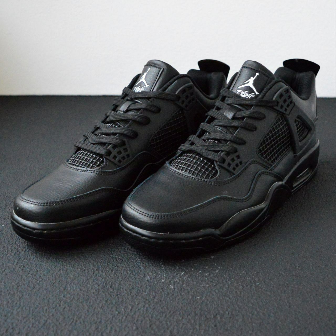 Nike Air Jordan Retro 4 Black кросівки чоловічі найк аір джордани крос