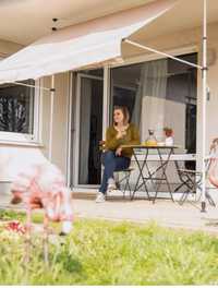 Markiza rozporowa na taras lub balkon