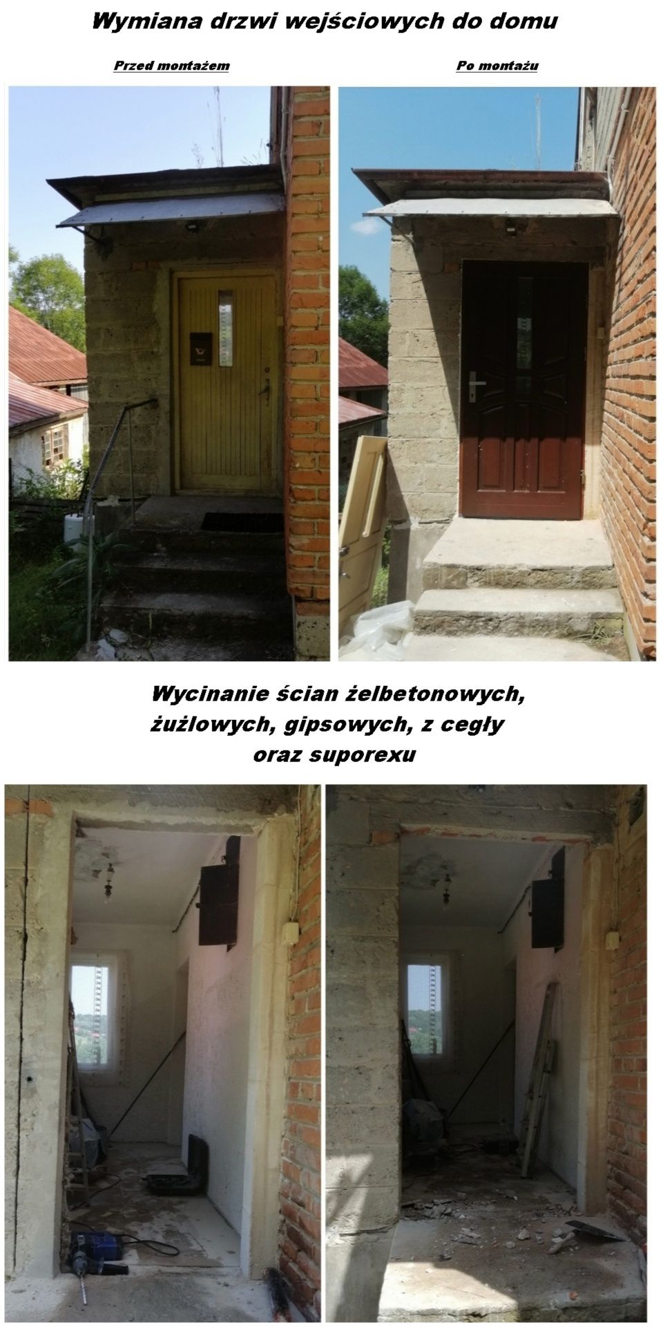 Montaż drzwi - (montaż drzwi na stare ościeżnice) Drzwi na wymiar