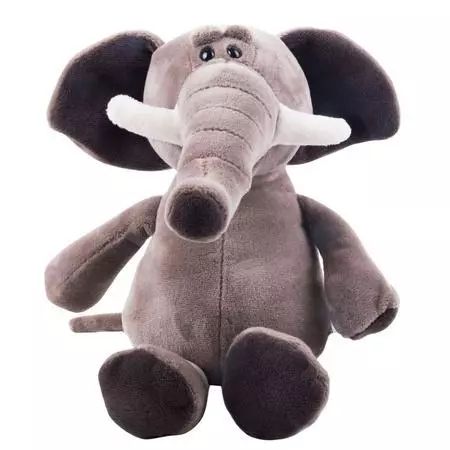 Maskotka przytulanka słoń z przyssawką 16cm. Leantoys. Nowy Produkt