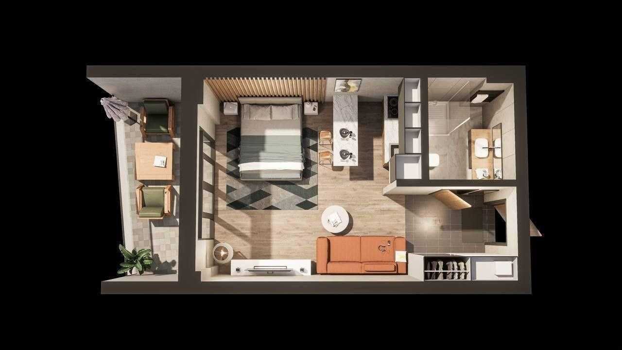 Апартаменти у сучасному апарт-готелі Kardamon Resort&SPA в Поляниці
