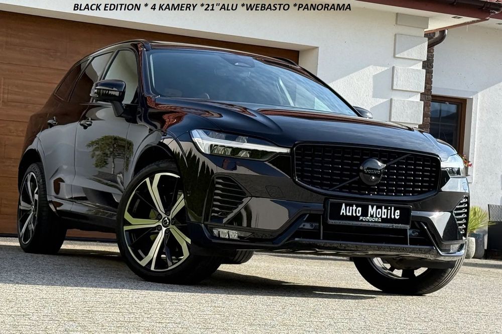 Volvo XC 60 BLACK EDITION* 4 KAMERY* 21"ALU * Webasto* Harman Kardon* Blis * Acc