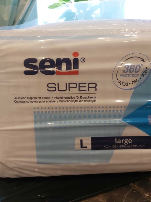 SENI  Super Pieluchomajtki rozmiar L