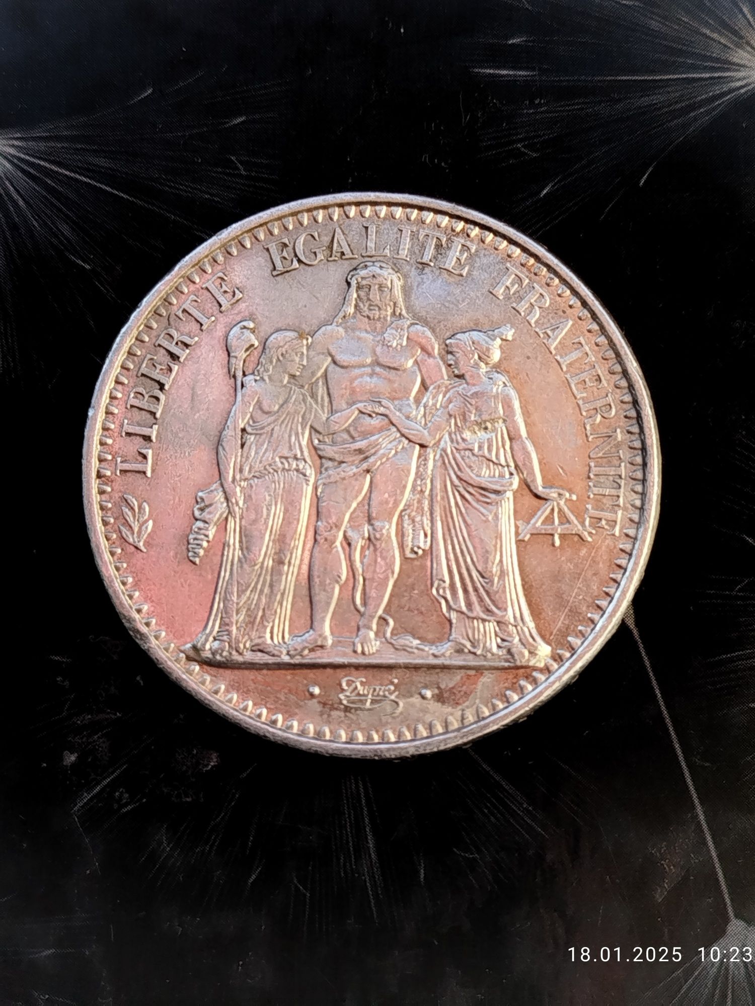 3 szt.  10 Franków Herkules