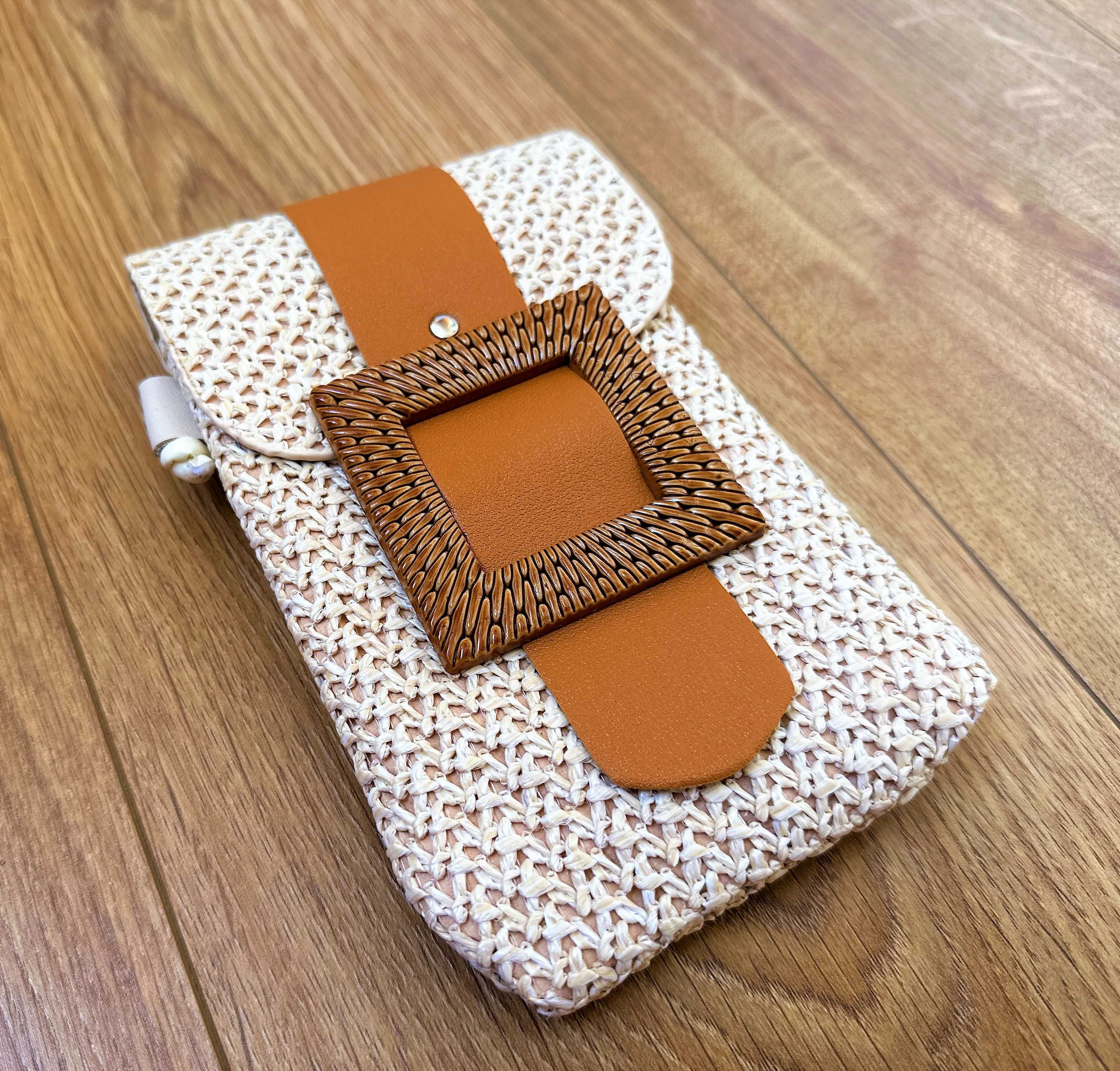 вязанная сумка клатч чехол для телефона Samsung iPhone Xiaomi